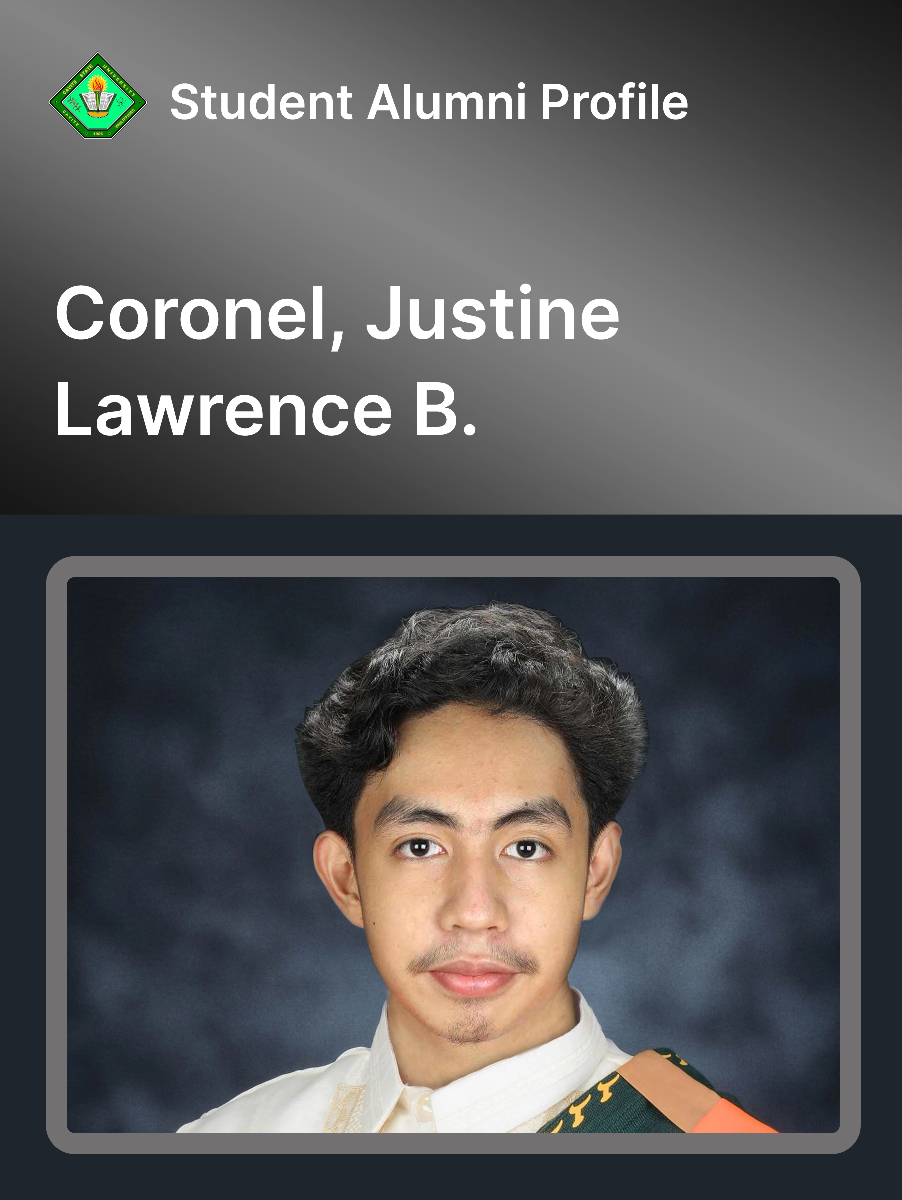Coronel, Justine Lawrence B.